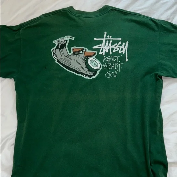 Stussy 1994 “ready steady go” shirt - Picture 2 of 3